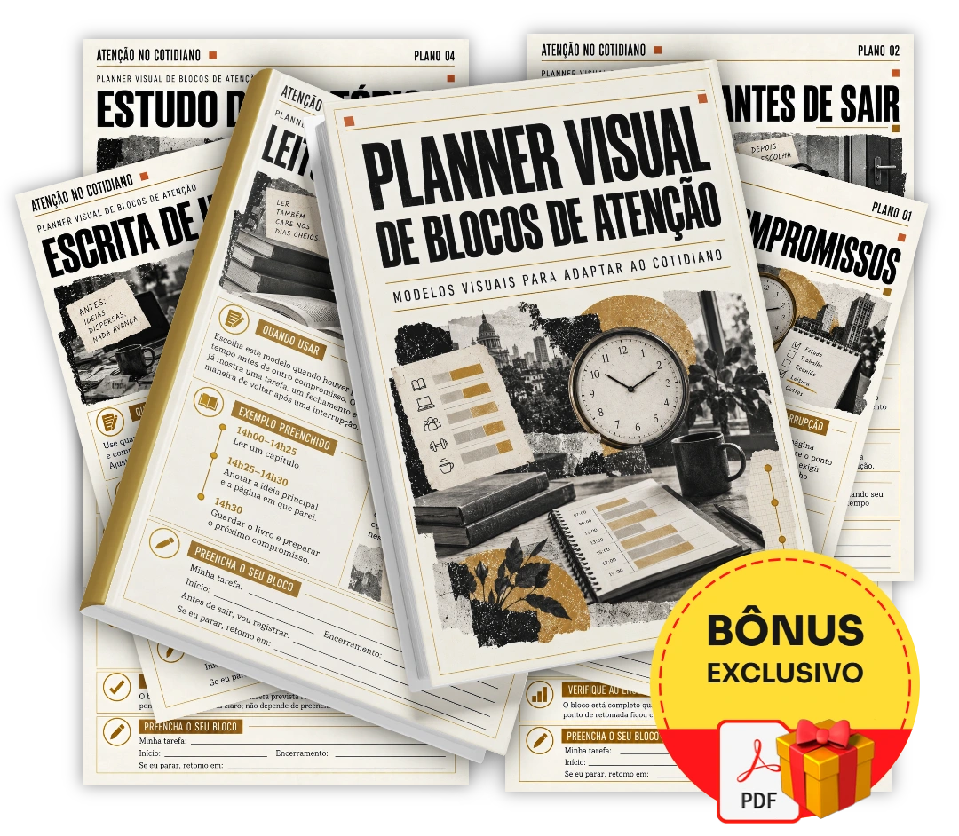 Planner Visual de Blocos de Atenção